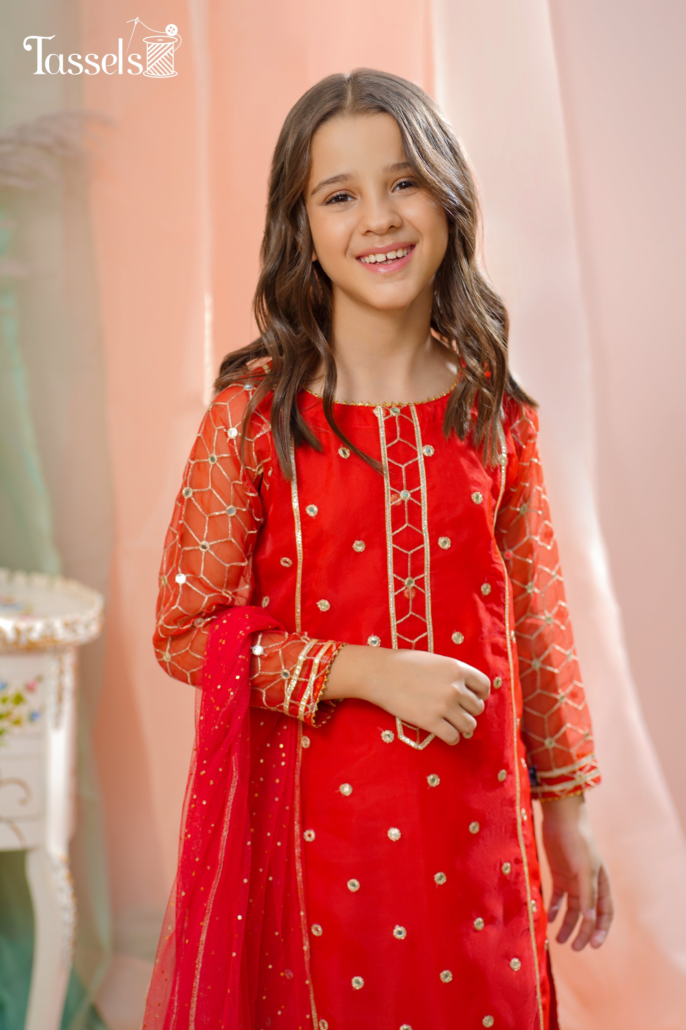 Marasim by Tassels Embroidered 3 Piece Stitched Suit MT22M3-Musavira Pret Collection