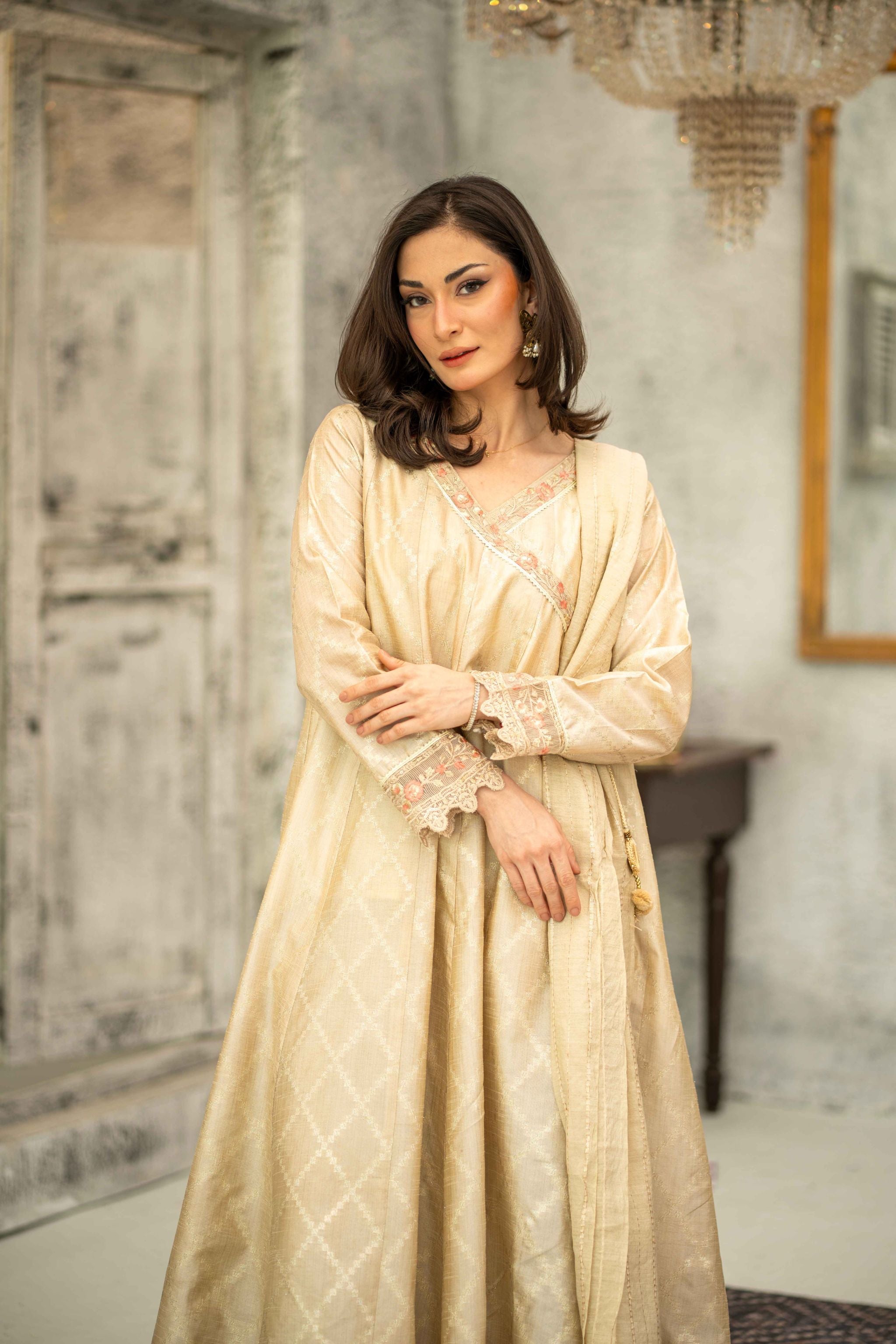 Stitched 3pc - Fiora (Ready-To-wear)