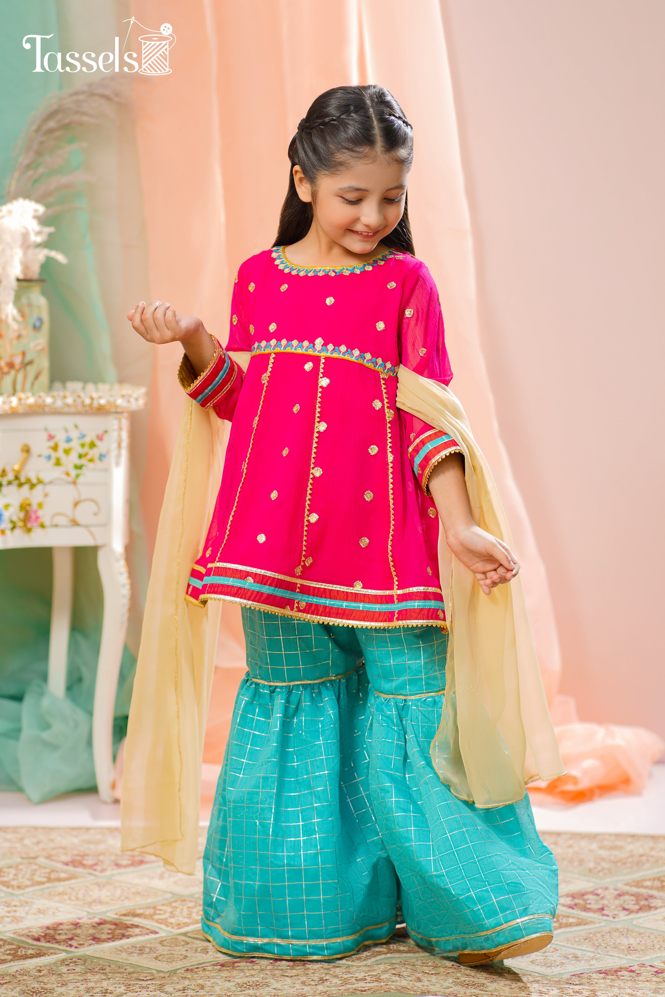Marasim by Tassels Embroidered 3 Piece Stitched Suit MT22A3-arshia Pret Collection