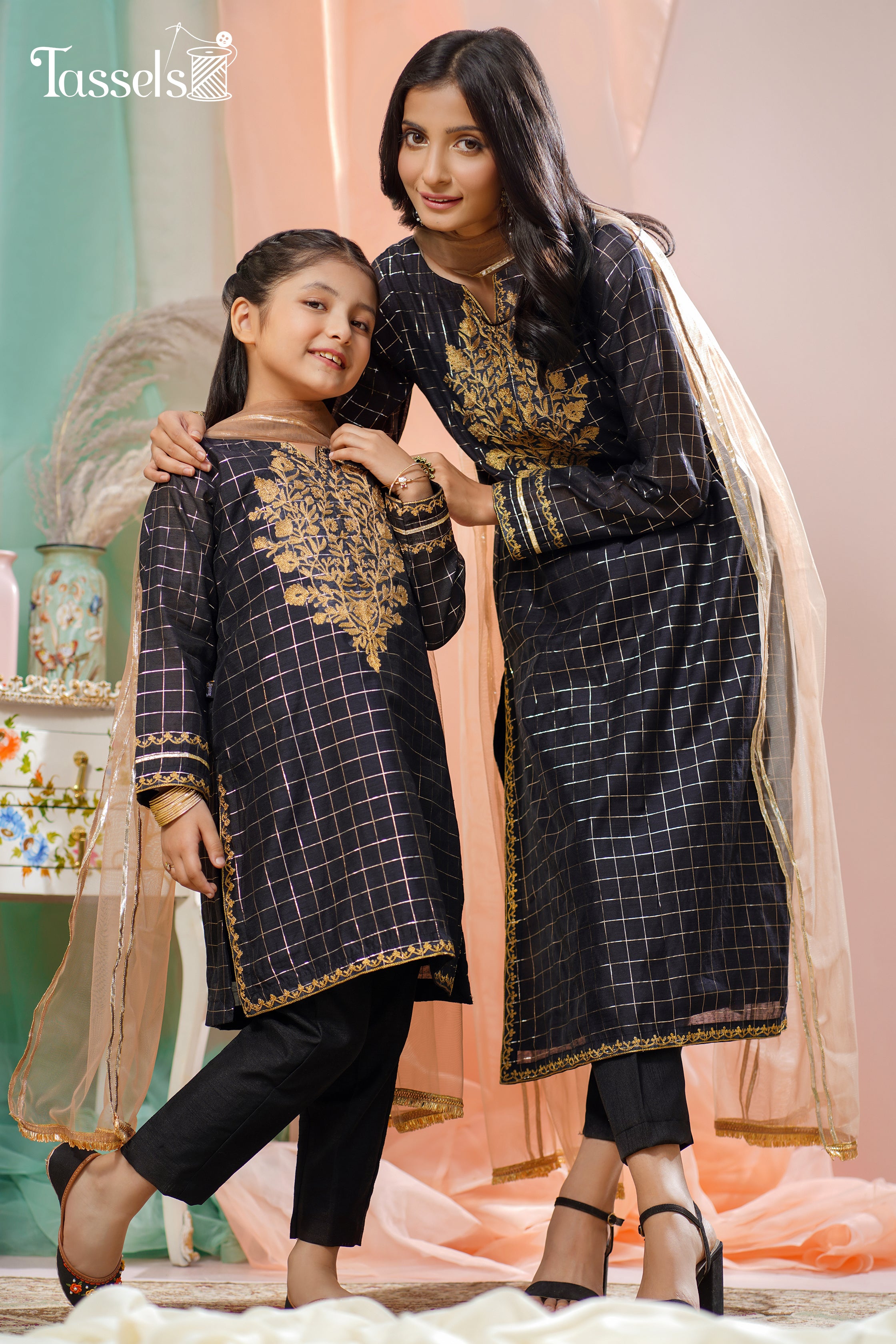 Marasim by Tassels Embroidered 3 Piece Stitched Suit MT22F2-Fasana Pret Collection