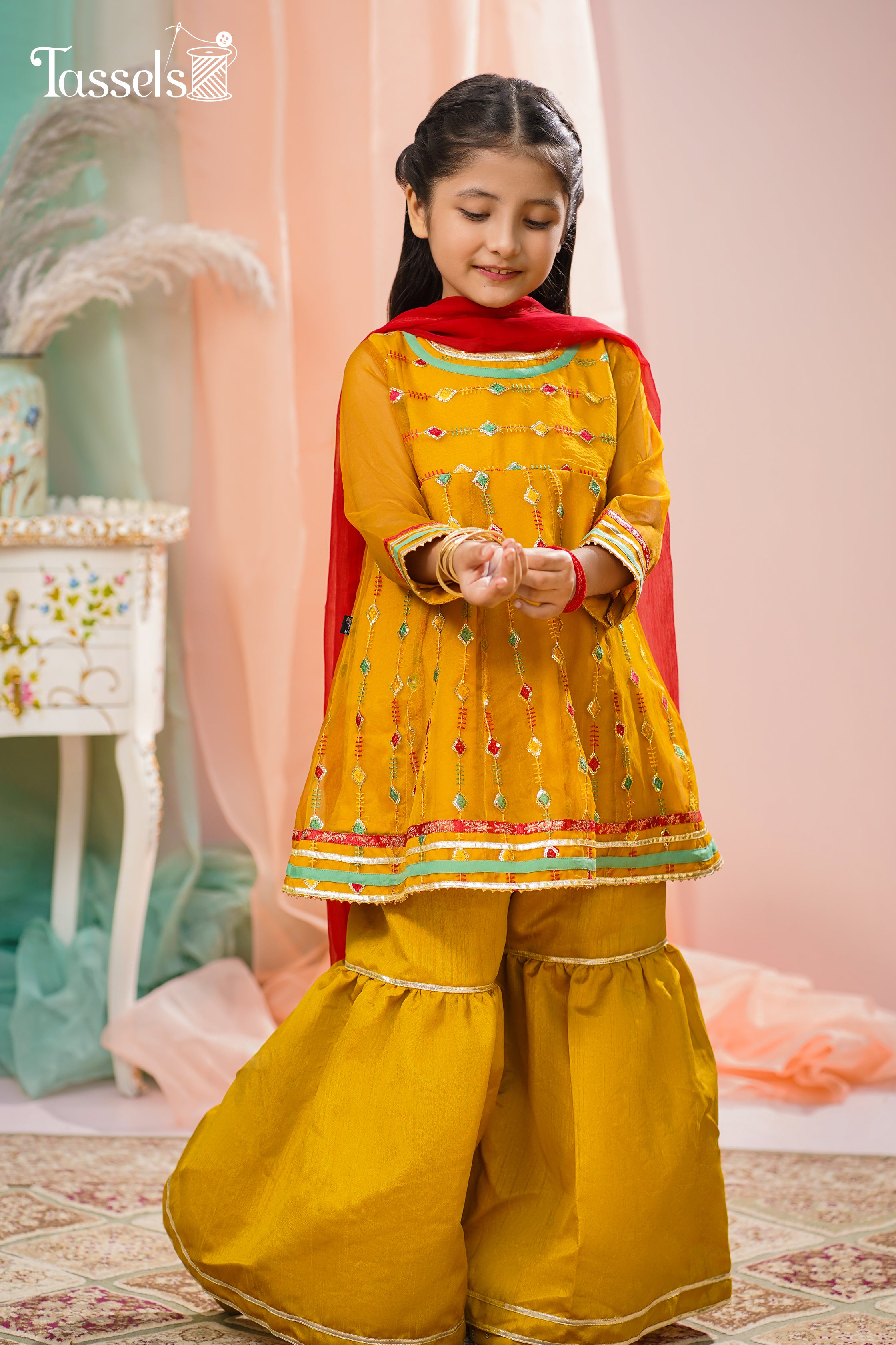Marasim by Tassels Embroidered 3 Piece Stitched Suit MT22S3-Sitara Pret Collection