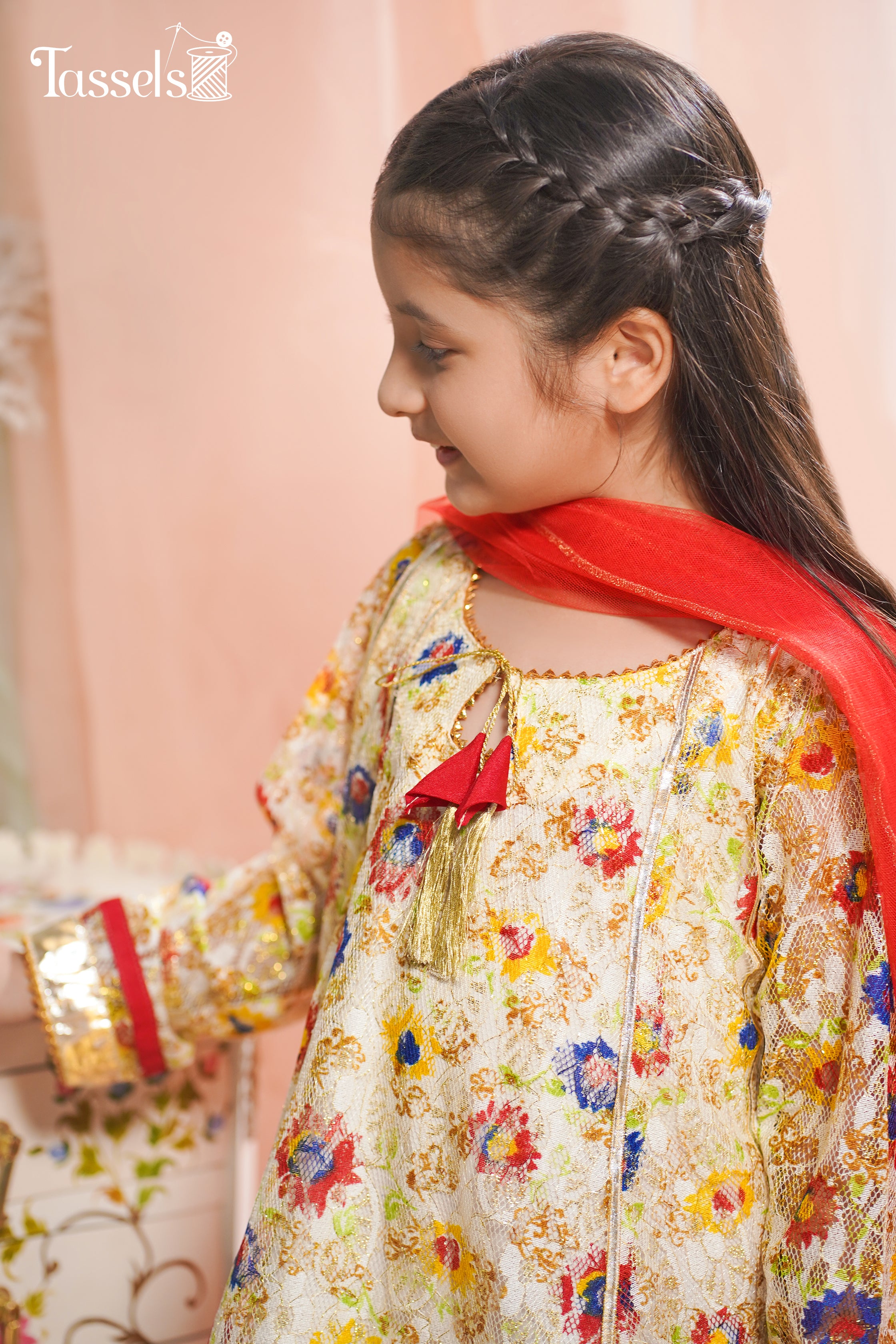 Marasim by Tassels Embroidered 3 Piece Stitched Suit MT22NA3-Nagina Pret Collection