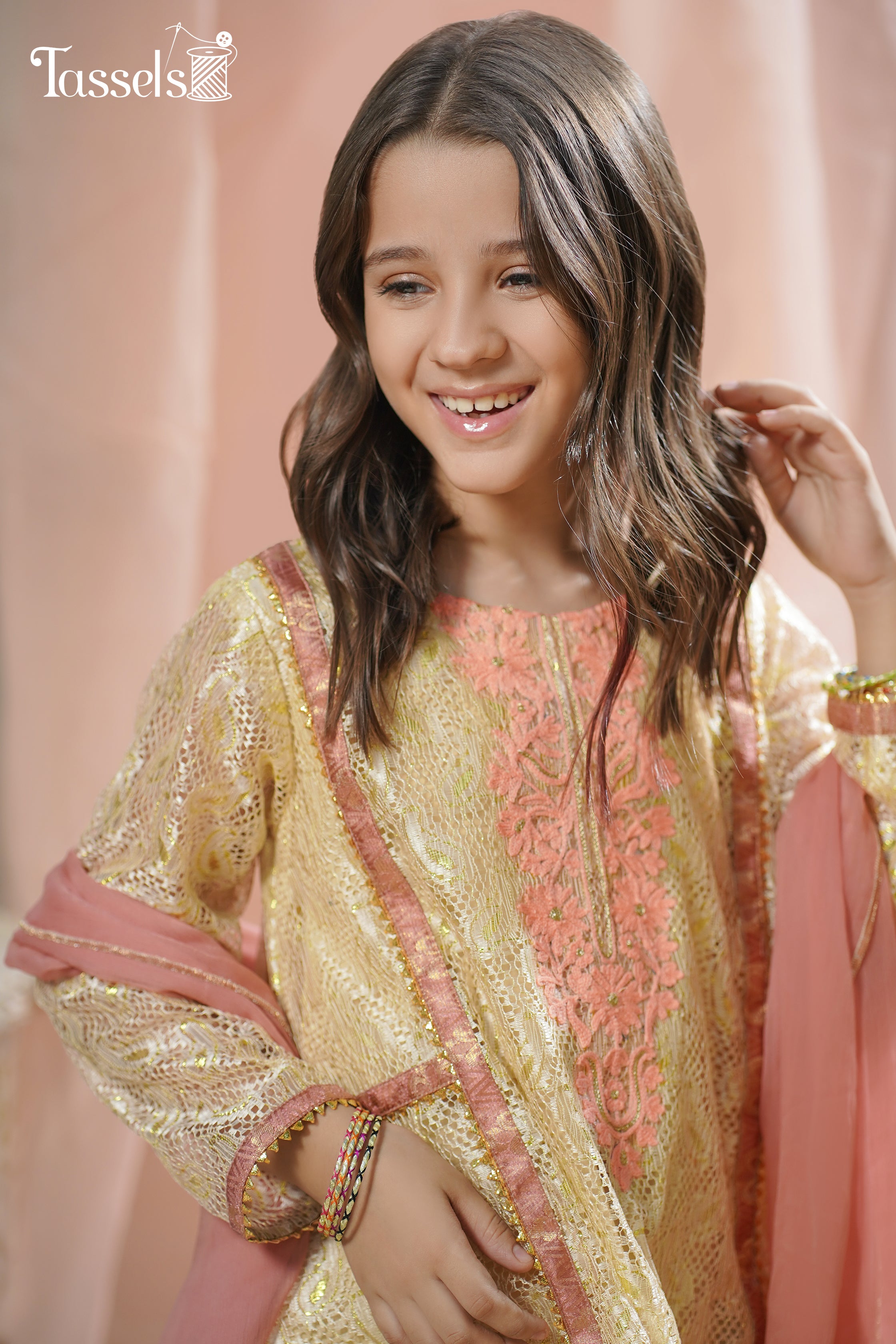 Marasim by Tassels Embroidered 3 Piece Stitched Suit MT22S3-Shajar Pret Collection