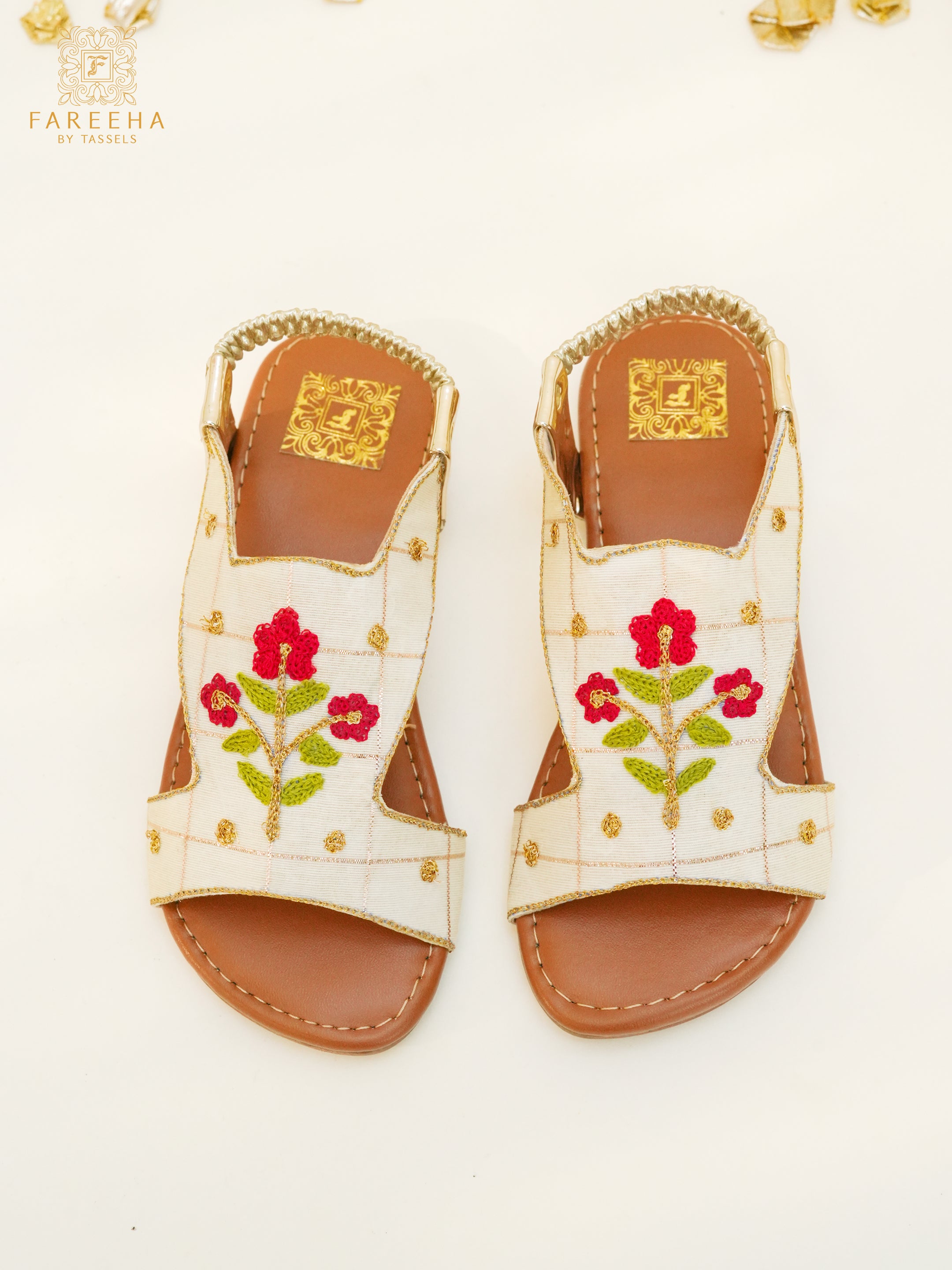 Fareeha by Tassels Handcrafted Kids Kolhapuri KK-97