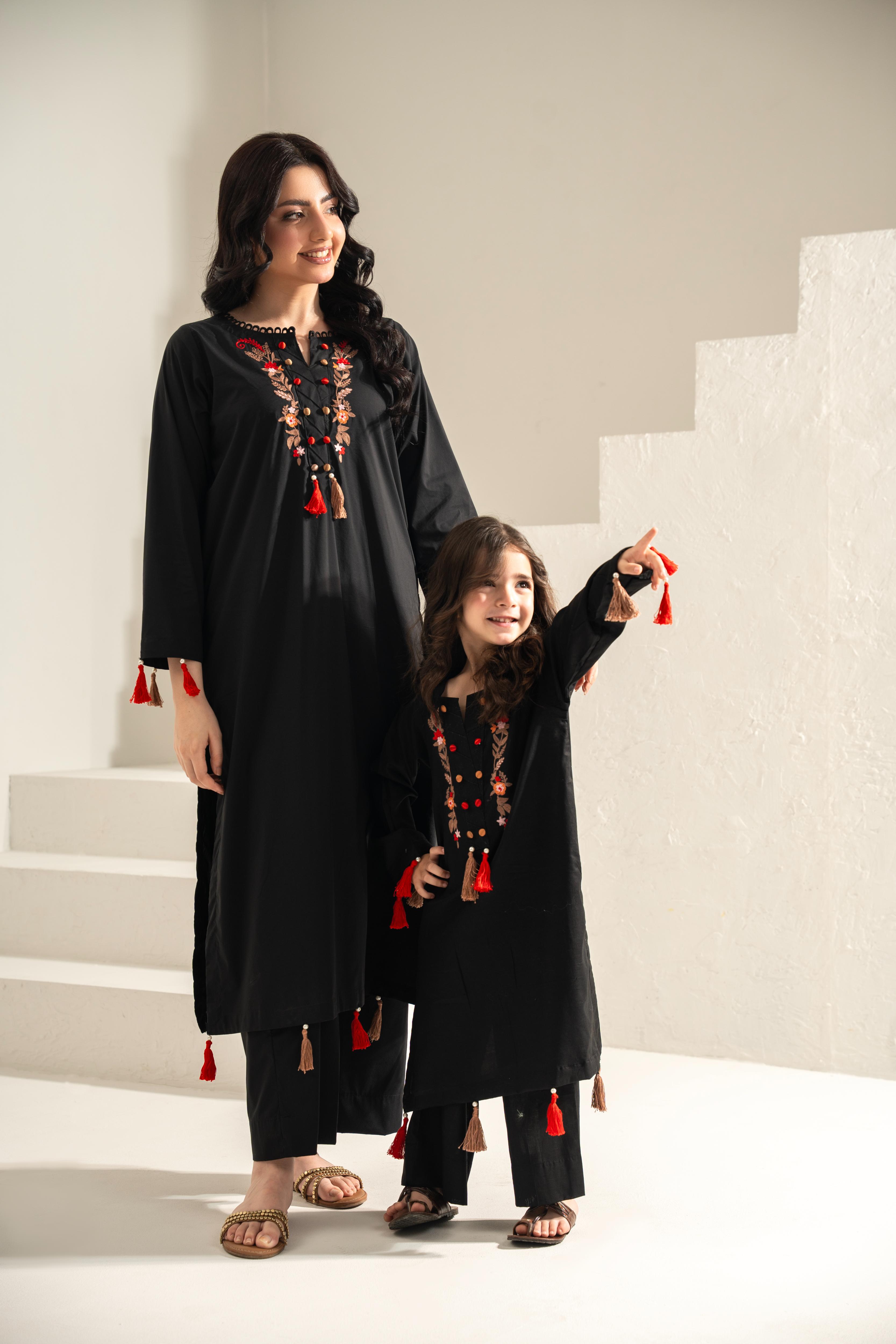 Embroidered 3pc. Zareen - Mother and Daughter (Ready-To-wear)