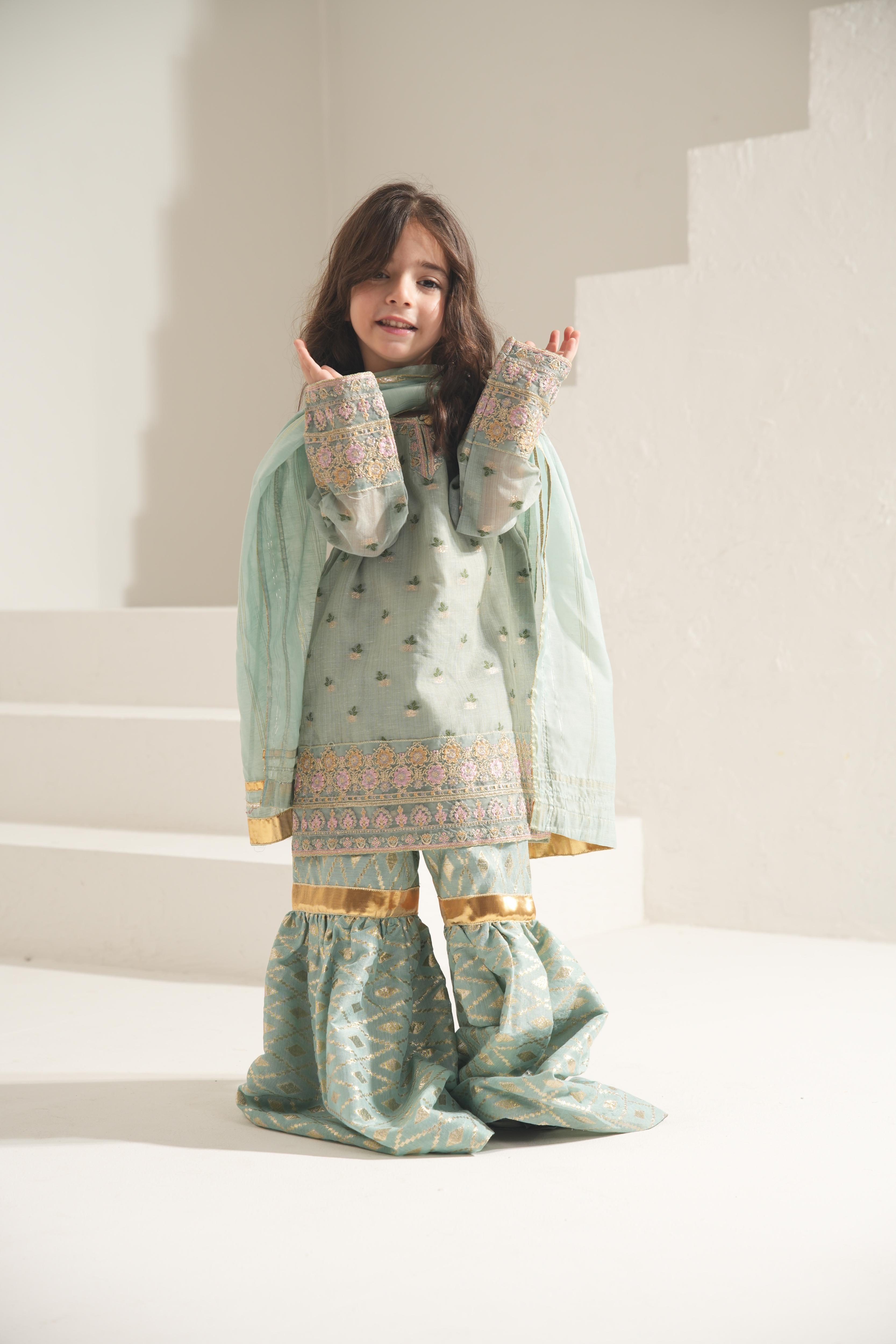 Embroidered 3pc. Alina - Mother and Daughter (Ready-To-wear)