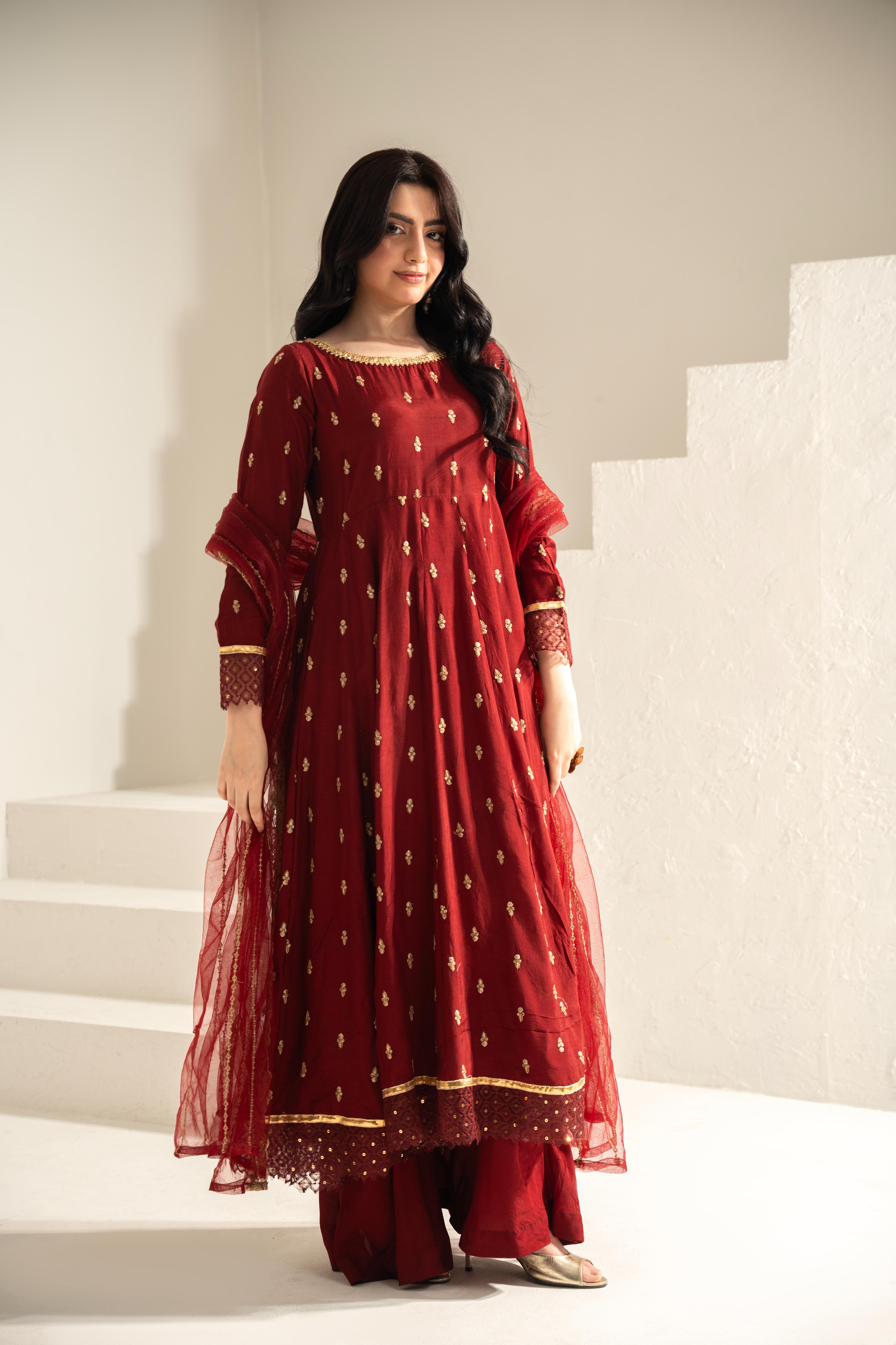 Embroidered 3pc. Riyana - Mother and Daughter (Ready-To-wear)