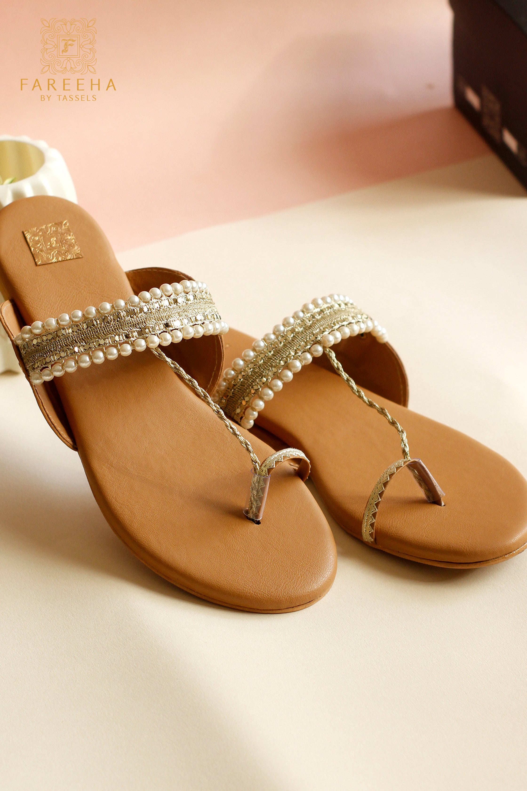 Buy Women Footwear Online Best Ladies Sandals Tagged Kolhapuri Chappal TASSELS