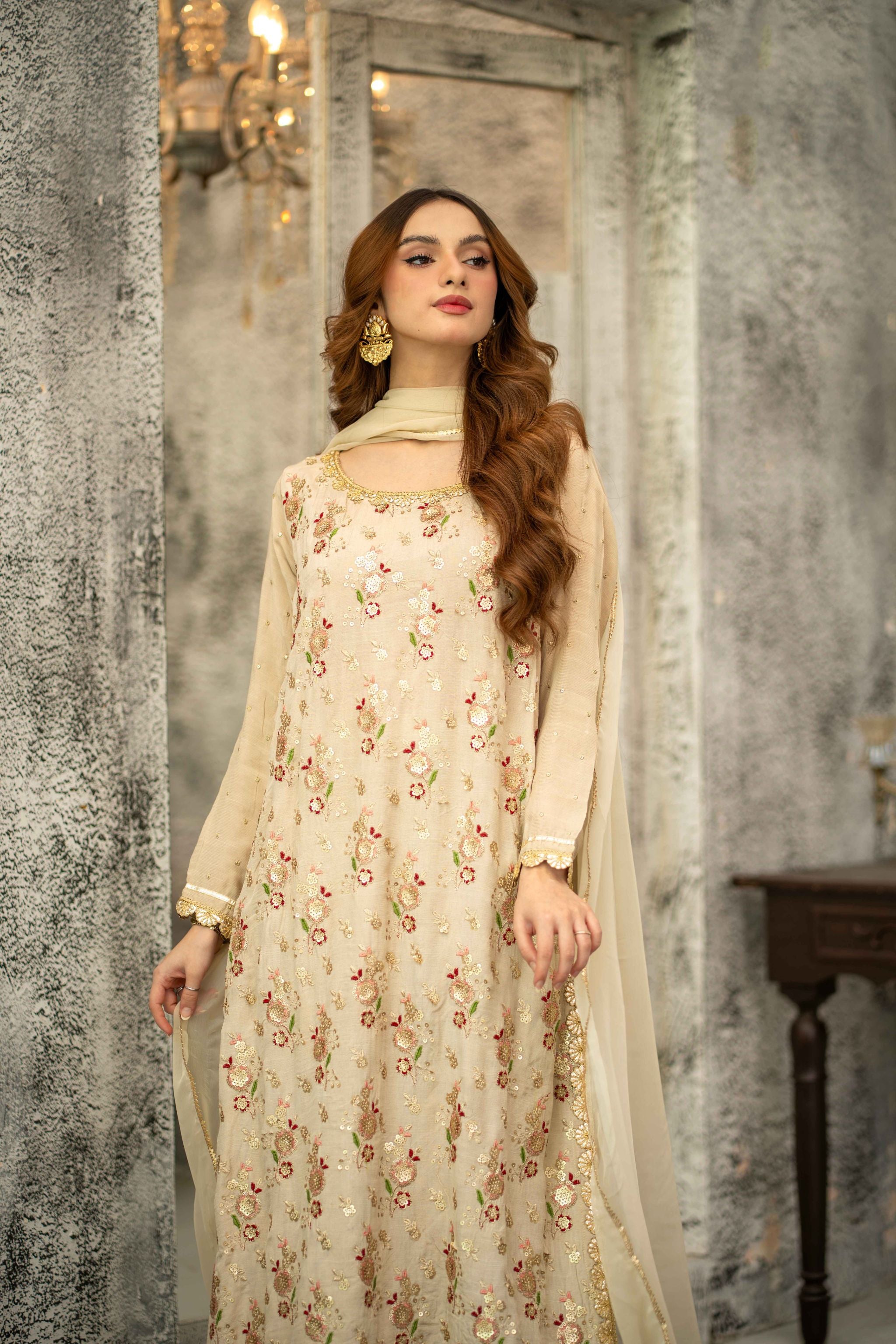 Stitched Embroidered 3pc - Selora  (Ready-To-wear)