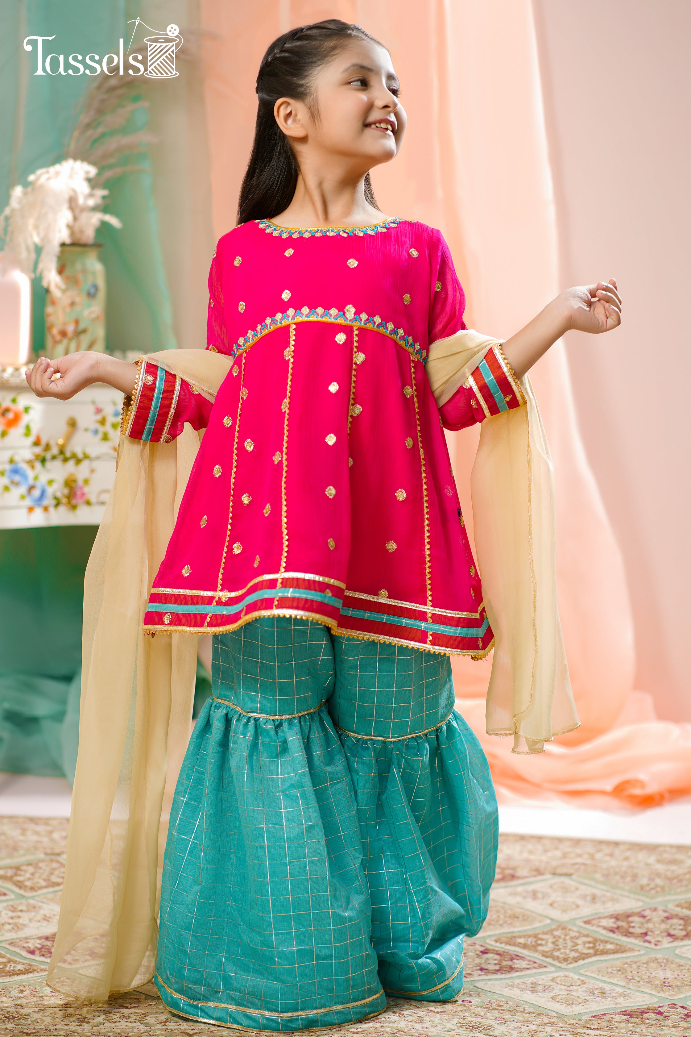 Marasim by Tassels Embroidered 3 Piece Stitched Suit MT22A3-arshia Pret Collection