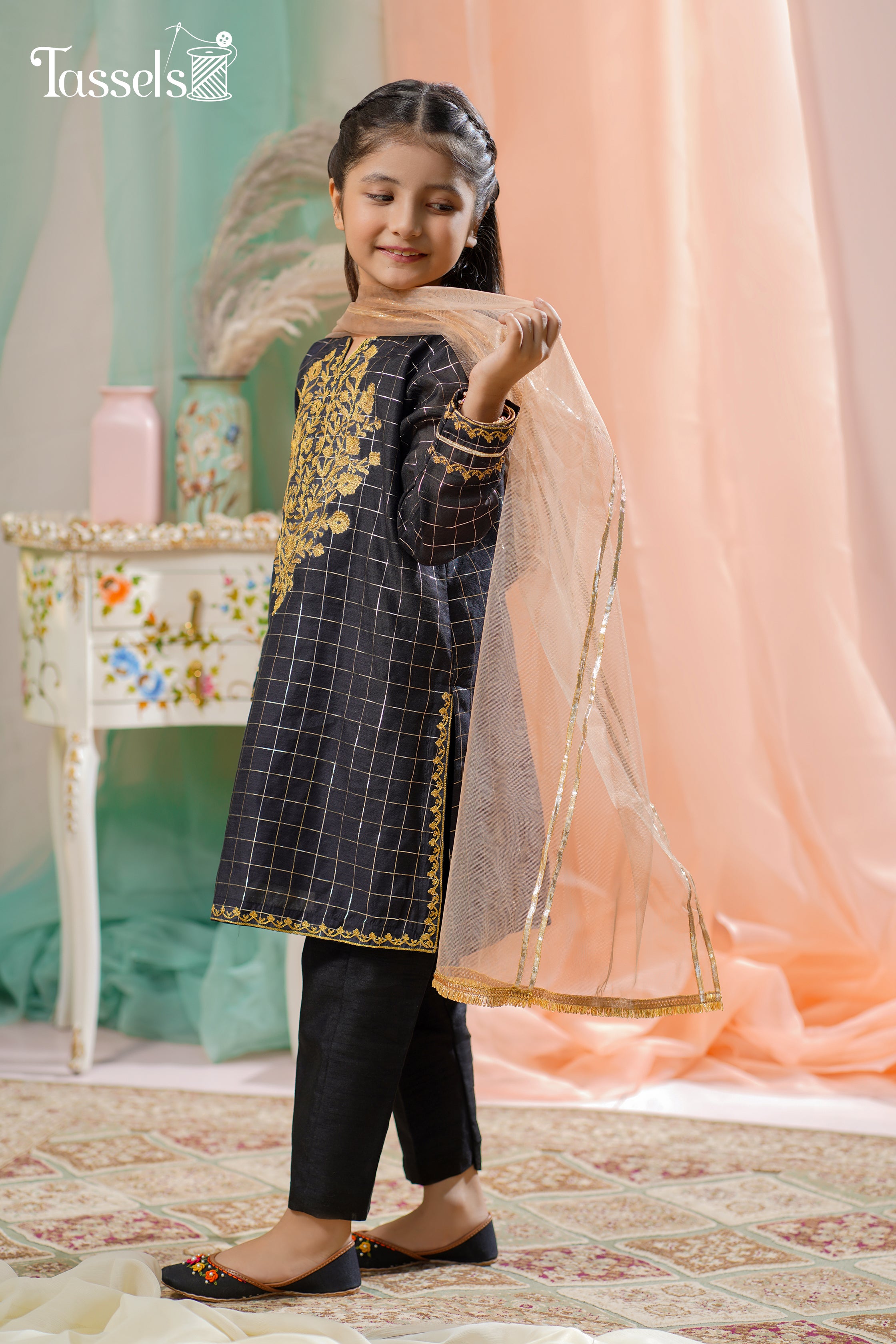 Marasim by Tassels Embroidered 3 Piece Stitched Suit MT22F3-Fasana Pret Collection